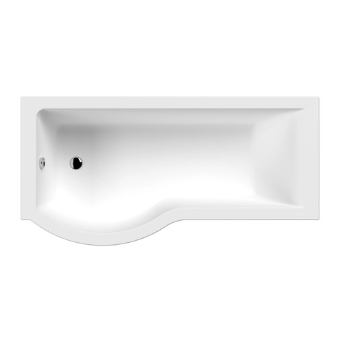 Shaped shower bath lh - shaped,