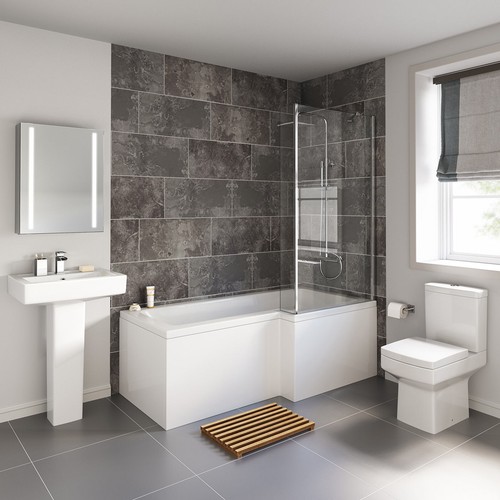 Cube shaped shower bath - cube,