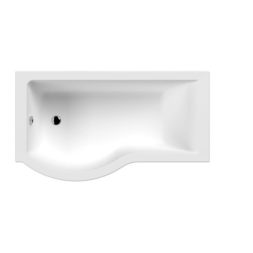 Shaped shower bath - p,